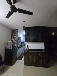 Living Room Image of 710 Sq.ft 2 BHK Apartment / Flat for rent in Bren Northern Lights, Kogilu Bengaluru for Rs. 28000
