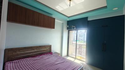 Bedroom Image of 650 Sq.ft 2 BHK Apartment / Flat for rent in Sahajanand Galaxy, Bavla Ahmedabad for Rs. 18000
