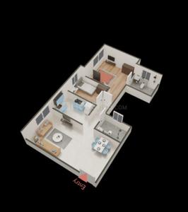 Image of 570 Sq.ft 2 BHK Apartment / Flat for sale in Aubburn At Sarova, Kandivali East, Mumbai for Rs. 15500000