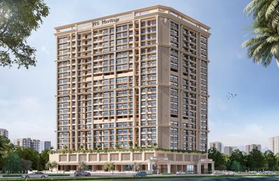 Image of 666 Sq.ft 2 BHK Apartment / Flat for sale in HS Heritage, Mulund East, Mumbai for Rs. 15900000