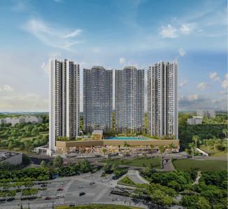 Image of 1500 Sq.ft 3 BHK Apartment / Flat for sale in Sunteck Crescent Park 2, Kalyan West, Kalyan for Rs. 10800000