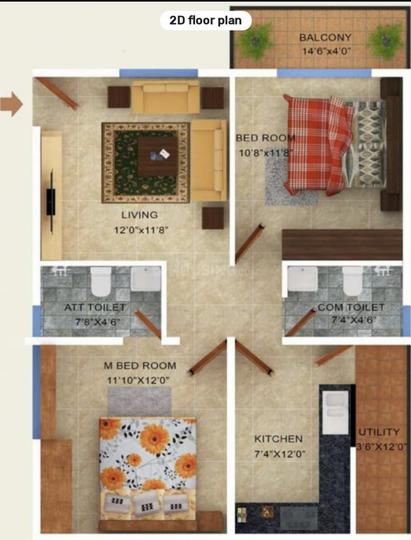 1114 Sqft 2 BHK Flat for sale in Laasya Canopus | HSR Layout, Bangalore