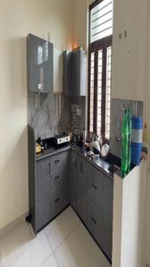 Kitchen Image of 1300 Sq.ft 2 BHK Builder Floor for rent in Govindpura Jaipur for Rs. 15000