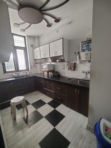 Kitchen Image of 550 Sq.ft 1 BHK Apartment / Flat for rent in Malviya Nagar Jaipur for Rs. 16000