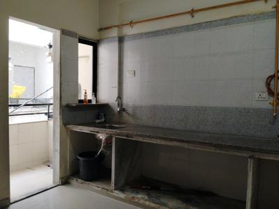 Kitchen Image of 1350 Sq.ft 3 BHK Apartment / Flat for rent in Adani The Meadows, Vaishno Devi Circle Ahmedabad for Rs. 38000