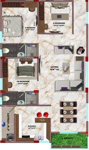 Image of 1195 Sq.ft 2 BHK Apartment / Flat for sale in Payakaraopeta, Visakhapatnam for Rs. 3500000
