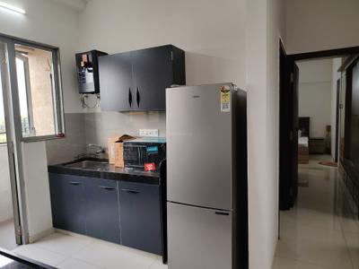 Kitchen Image of 1214 Sq.ft 2 BHK Apartment / Flat for rent in Shantigram Ahmedabad for Rs. 41000