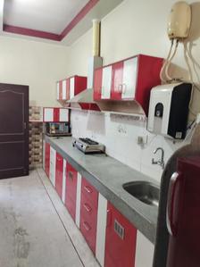 Kitchen Image of 1400 Sq.ft 2 BHK Builder Floor for rent in Chitrakoot Jaipur for Rs. 24000