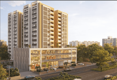 Image of 2430 Sq.ft 3 BHK Apartment / Flat for sale in Vandematram Sky 100, Thaltej, Ahmedabad for Rs. 17100000