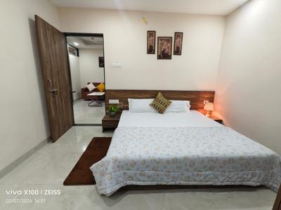 Bedroom Image of 1500 Sq.ft 1 BHK Apartment / Flat for rent in Mahalakshmi Nagar Indore for Rs. 22000