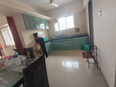 Kitchen Image of 980 Sq.ft 2 BHK Apartment / Flat for rent in Nisarg Renuka Akruti, Wakad Pune for Rs. 30000