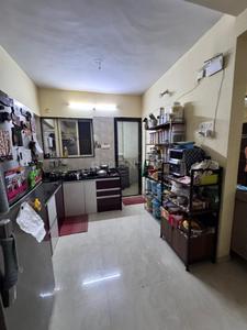 Kitchen Image of 600 Sq.ft 1 BHK Apartment / Flat for rent in GK Roseland Residency, Pimple Saudagar Pune for Rs. 23000