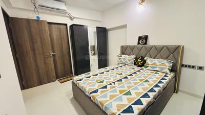 Bedroom Image of 500 Sq.ft 1 BHK Apartment / Flat for rent in Kumar Corp Pinnacle, Sangamvadi Pune for Rs. 25000