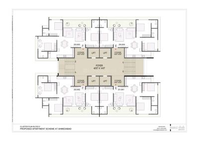 Image of 2300 Sq.ft 3 BHK Apartment / Flat for sale in Godhavi, Ahmedabad for Rs. 11500000