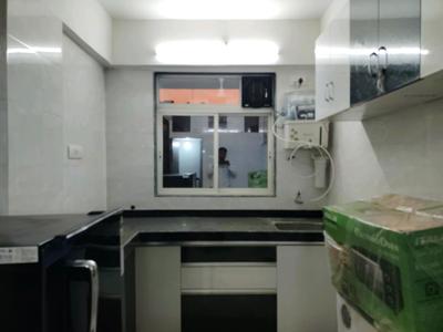 Kitchen Image of 582 Sq.ft 1 BHK Apartment / Flat for rent in Thakur Galaxy, Boisar Mumbai for Rs. 12500