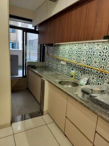 Kitchen Image of 940 Sq.ft 3 BHK Apartment / Flat for sale in Sun Southrayz, South Bopal Ahmedabad for Rs. 11000000