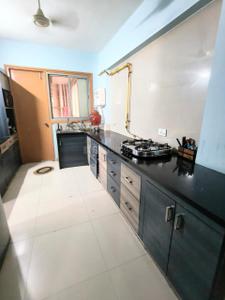 Kitchen Image of 1800 Sq.ft 3 BHK Apartment / Flat for sale in Safal Parisar II, South Bopal Ahmedabad for Rs. 13000000