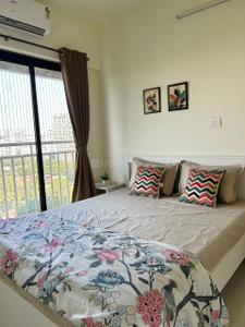 Bedroom Image of 550 Sq.ft 1 BHK Apartment / Flat for rent in Oxford Navrang Crystal, Goregaon West Mumbai for Rs. 52000
