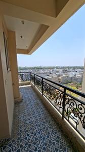 Balcony Image of 1050 Sq.ft 2 BHK Apartment / Flat for rent in Amit Goel Pushp Ganga Exotica, Dhoomanganj Allahabad for Rs. 20000