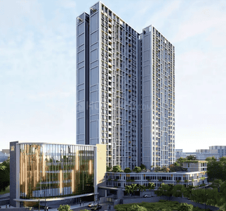 Image of 684 Sq.ft 1 BHK Apartment / Flat for sale in Shelar Supremus, Kalyan West, Kalyan for Rs. 5800000