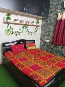 Bedroom Image of 1500 Sq.ft 1 BHK Builder Floor for rent in Jivrajpark Ahmedabad for Rs. 30000