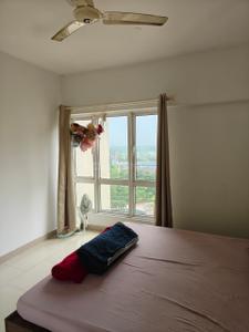 Bedroom Image of 1200 Sq.ft 2 BHK Apartment / Flat for rent in Shrachi Greenwood Nest, New Town Kolkata for Rs. 34000