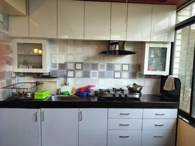 Kitchen Image of 600 Sq.ft 1.5 BHK Apartment / Flat for rent in Prayeja City, Nanded Pune for Rs. 17500