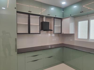 Kitchen Image of 1200 Sq.ft 3 BHK Apartment / Flat for rent in Aparna Sarovar Zicon, Serilingampally Hyderabad for Rs. 53000