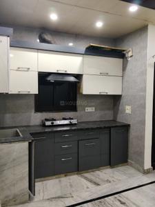 Kitchen Image of 450 Sq.ft 1 BHK Builder Floor for rent in Shastri Nagar New Delhi for Rs. 21000