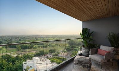 Balcony Image of 3865 Sq.ft 4 BHK Apartment / Flat for sale in Vesu Surat for Rs. 23200000