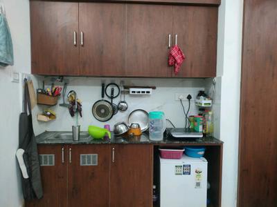 Kitchen Image of 380 Sq.ft 1 RK Apartment / Flat for rent in Doddanekundi Bengaluru for Rs. 17000