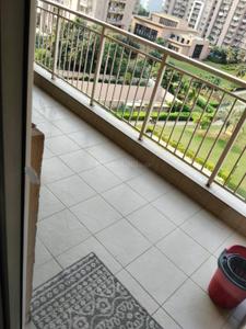 Balcony Image of 1500 Sq.ft 3 BHK Apartment / Flat for rent in Emaar Palm Gardens, Sector 83 Gurgaon for Rs. 45000