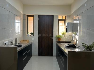 Kitchen Image of 1700 Sq.ft 3 BHK Apartment / Flat for rent in Govind Nagar Nashik for Rs. 35000