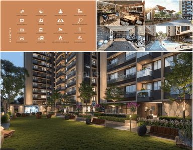 Image of 1530 Sq.ft 3 BHK Apartment / Flat for sale in Tragad, Ahmedabad for Rs. 8600000