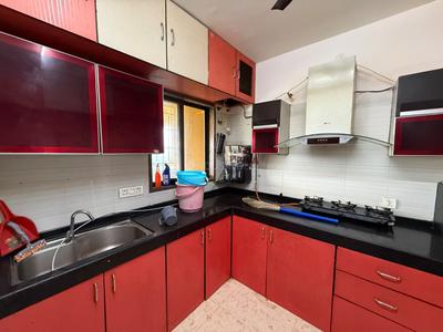 Kitchen Image of 1300 Sq.ft 3 BHK Apartment / Flat for rent in Hiranandani Estate Thane for Rs. 50000