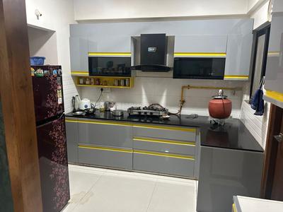 Kitchen Image of 1200 Sq.ft 2 BHK Apartment / Flat for rent in Vijay Nagar Indore for Rs. 23000
