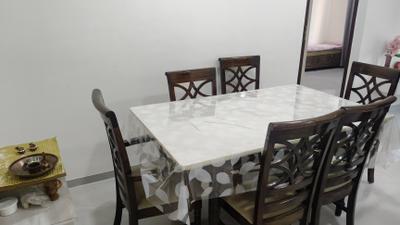 Dining Area Image of 735 Sq.ft 3 BHK Apartment / Flat for sale in Vaibhavlaxmi East Syde, Ghatkopar East Mumbai for Rs. 19500000