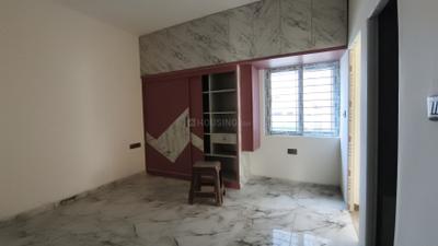 Bedroom Image of 799 Sq.ft 1 BHK Builder Floor for rent in Mahadevapura Bengaluru for Rs. 27000