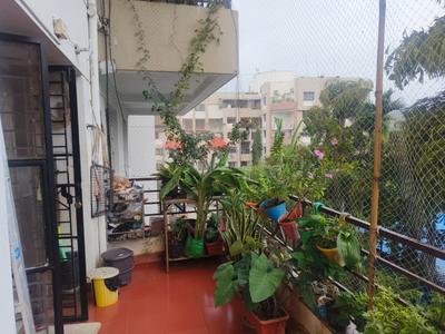 Balcony Image of 990 Sq.ft 2 BHK Apartment / Flat for rent in Kothrud Pune for Rs. 46000