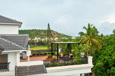 Balcony Image of 500 Sq.ft 2 BHK Apartment / Flat for rent in Chicalim Goa for Rs. 25000