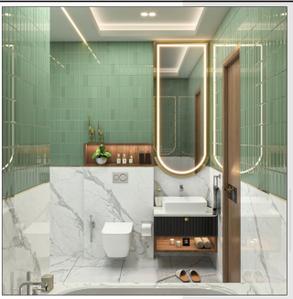 Bathroom Image of 1850 Sq.ft 3 BHK Builder Floor for sale in Agarwal Aditya World City, Wave City Ghaziabad for Rs. 9000000