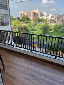 Balcony Image of 1500 Sq.ft 3 BHK Apartment / Flat for rent in Aarna 39, Bhayli Vadodara for Rs. 55000