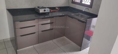 Kitchen Image of 550 Sq.ft 1 BHK Builder Floor for rent in Waghodia Road Vadodara for Rs. 15000