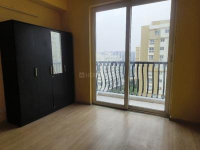 Bedroom Image of 1200 Sq.ft 2 BHK Apartment / Flat for rent in DLF New Town Heights, New Town Kolkata for Rs. 26000