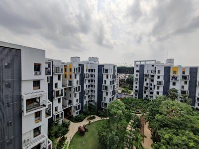 Balcony Image of 1970 Sq.ft 4 BHK Apartment / Flat for rent in Sugam Habitat, Tiljala Kolkata for Rs. 65000