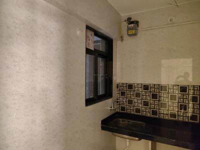Kitchen Image of 430 Sq.ft 1 BHK Apartment / Flat for rent in Raunak Heights, Kasarvadavali Thane for Rs. 18200