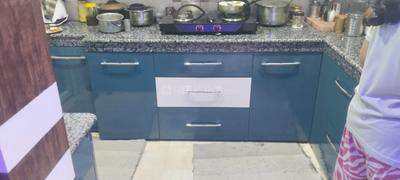 Kitchen Image of 900 Sq.ft 2 BHK Builder Floor for sale in Santur Silver Springs, Sector 35 Karnal for Rs. 6500000