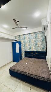 Bedroom Image of 550 Sq.ft 1 BHK Builder Floor for rent in Vijay Nagar Indore for Rs. 17000