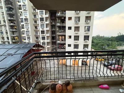Balcony Image of 1270 Sq.ft 3 BHK Apartment / Flat for rent in Siddha Galaxia, Rajarhat Kolkata for Rs. 28000
