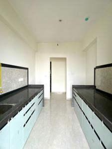 Kitchen Image of 1014 Sq.ft 2 BHK Apartment / Flat for rent in DSS Mahavir Spring, Thane West Thane for Rs. 50000